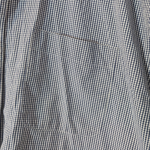 Nordstrom 18 34 Bundle 2 Relaxed Classic Button Down Dress Shirts Blue - Picture 8 of 16